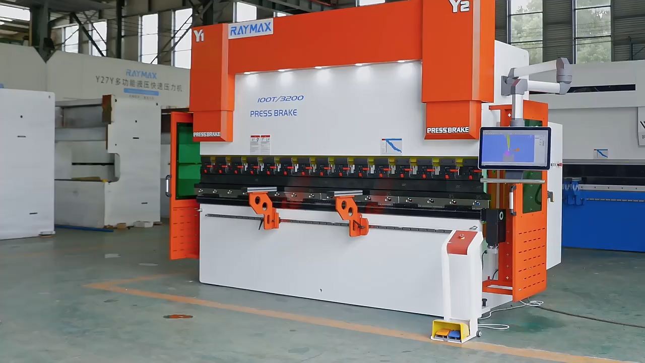 125t Cnc Servo Hydraulic Press Brake Machine For Sheet Metal Bending